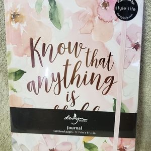 Watercolor Floral Hardcover Journal